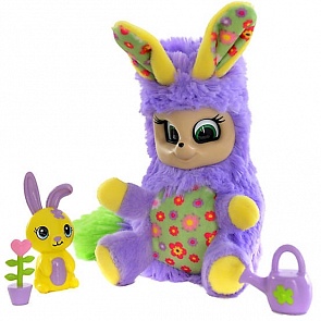 Мягкая игрушка из серии Bush baby world – Дейзи с питомцем и аксессуарами, 17 см, шевелит ушками, вращает глазками (Bush Baby, Т16322)